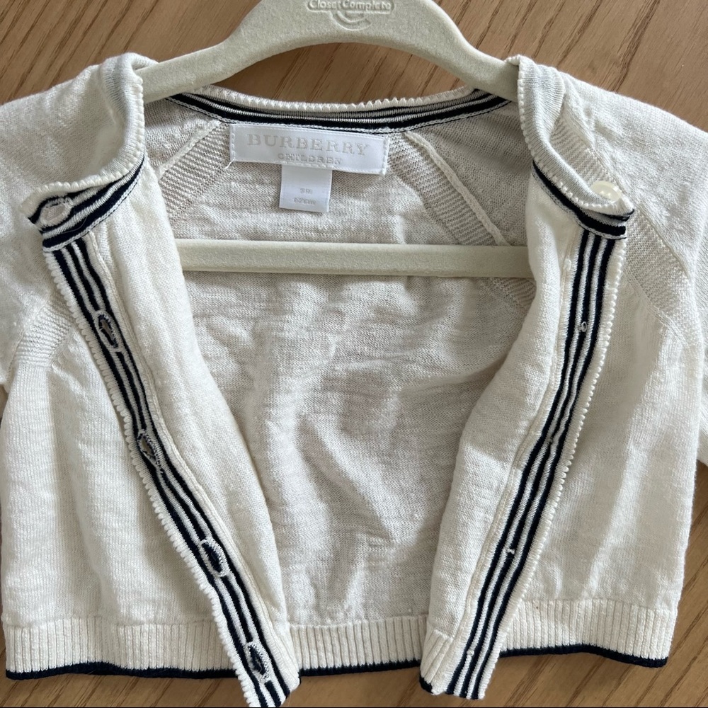 Burberry baby cardigan
